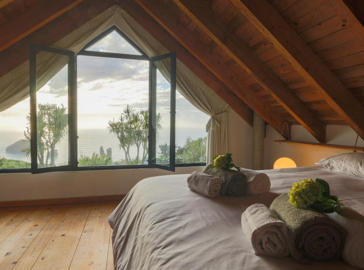 Green Oceanview Relaxing Cottage มอสเตรอส ภายนอก รูปภาพ